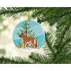 Belgian Tervuren Christmas Ceramic Ornament
