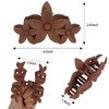Ondder Flower Hair Clips 4.5 Inch Claw Clips for Women