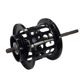 VISPREA For Daiwa Tatula 80 80H 80XH Compatible Bait Reel Replacement Spool Shallow Groove Spool Shallow Spool Bait Finesse Spool Metal Spool Modification Replacement Ultra-light Reel Spool Reel Parts