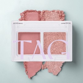 TAG Gleam On Eye Palette, No. 2 Twinkle Lime, 1 piece / TAG 글림 온 아이팔레트, 2호 트윙클 라임, 1개