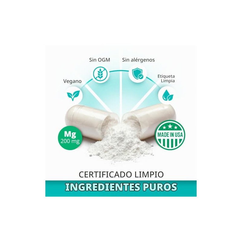 Balance Breens Bisglicinato de magnesio - 120 cápsulas vegetales