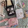 Vensivy Ita Bag DIY Transparent Crossbody Anime Pins Bag Shoulder