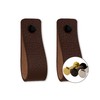 Brute Strength - Leather Handles for Furniture - Brown -