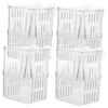 NOLITOY 4pcs Fish Breeding Box Small Aquarium Isolation Containers with