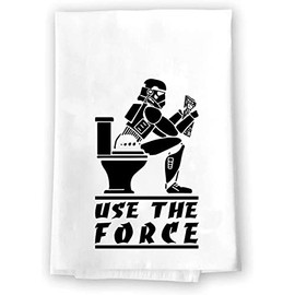 Funny Novelty Bath Hand Towels | Restroom Male Female Symbols Bathroom Country Rustic Farmhouse Modern Decor | Hilarious Adult Crude Humor Home House Warming Wedding Gift Presentà