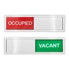 LICQIC Privacy Sign, OCCUPIED/VACANT - Sliding Door Sign for Home