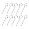 Vkinman 10Pcs 1/8 inch Allen Wrench Keychain Standard Hex Dogging