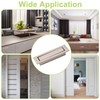 UFURMATE Flush Mount Door Pull, 2PCS Zinc Alloy Pocket Door