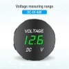 eleflorida Dual Voltmeter 12V Marine Boat Car RV 2 Hole