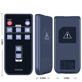 ZWP Replacement Remote Control fit for Insignia NS-HBTSS116RC HBTSS116 Powered Bookshelf Speaker Home Theater System