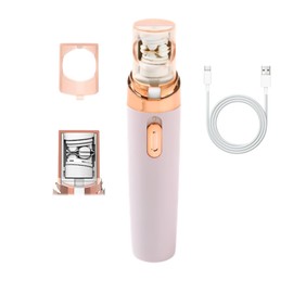 Pluxy Epil Pro 3.0 Women Face Epilator,Hand,Legs Underarms Women's Epilator,Flawless Facial Hair Remover for Women, Easy to Use at Home Effortless Smooth Skin Anywhere (Pink)