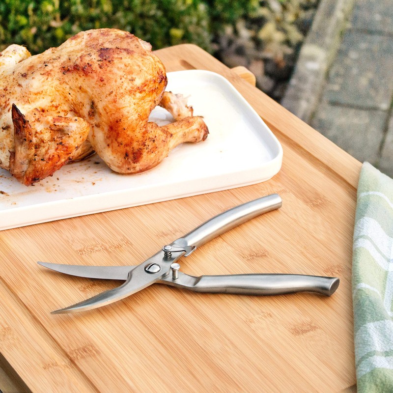 bremermann 2 x Chicken Grillers with Poultry Scissors 3-Piece Set