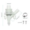liuch-662 Plastic RV Camper Toilet Valve Parts for Pedal Flush
