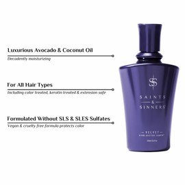 Saints & Sinners Velvet Duo (250ml) for Dry, Damaged, Color Treated Hair