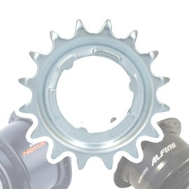 F26 Shimano Bicycle Nexus/Alfine Gear Hubs Wear Part Service Maintenance Replacement Hub Replacement Sprocket (Silver 16 Teeth)