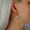Silverly 925 Sterling Silver Starfish Earrings - Solid Silver Drop