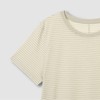 JAJU [JAJU] Soft Short Sleeve Pajama Dress_Light Beige