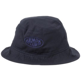 Armor Lux Unisex Embroidered Bob Floppy Hat, 003 Navy