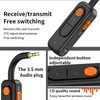 Bluetooth 5.4 Audio Transmitter Receiver with Low Latency,3.5MM AUX Bluetooth