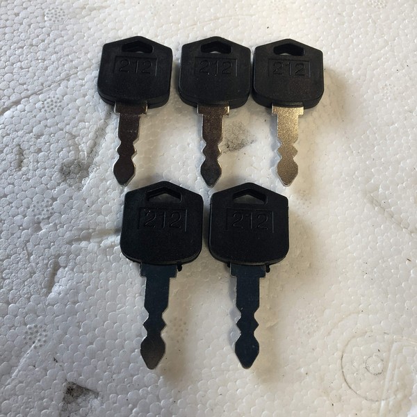 MOTTROL Key 5# D554212 212 Ignition Pack of 5 Keys
