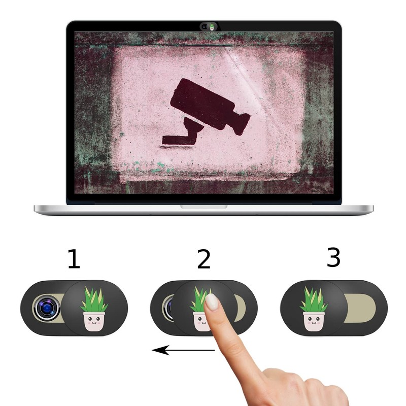 KARBOME Webcam Cover Slider Ultra Thin black | Laptop Camera