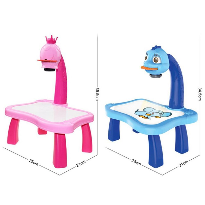 Child Learning Desk Detachable Children's Intelligent Projection Painting Machine Toy