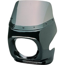 Maier USA Small Sport Fairing Round Headlight - Black - 005110