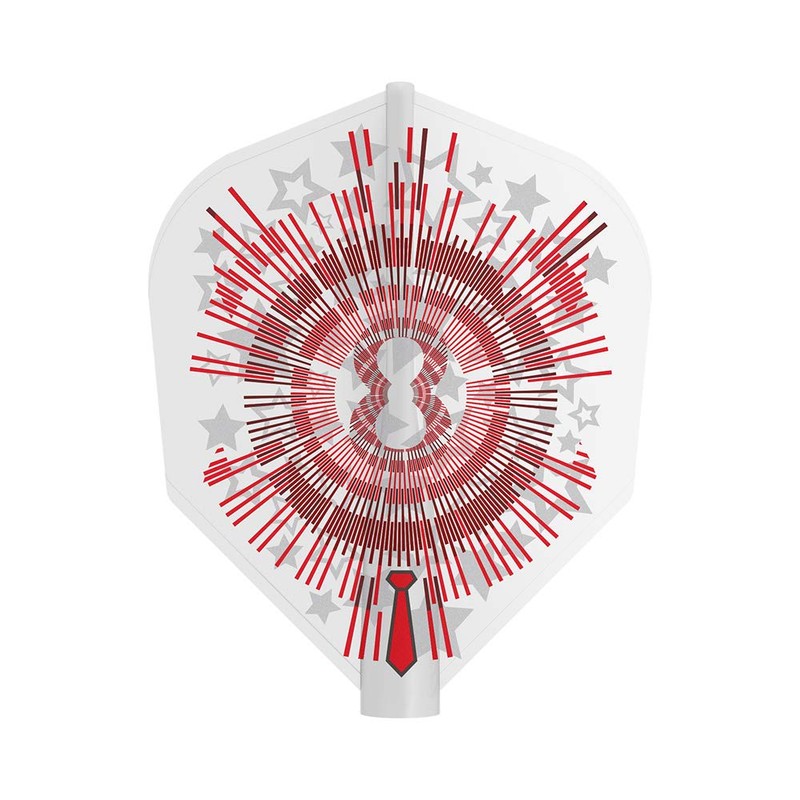 Target 8 Flight Johnny Lucky Model Shape White