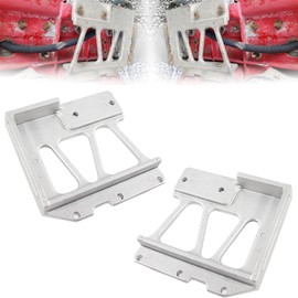 Pair Hinge Hood Upper Pivot Bracket Kit Compatible with Peterbilt 357 377 378 379 Replaces 1304286L 1304286R