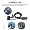 Podofo DAB/DAB+ Dongle USB Adapter with Car Window Antenna, Universal