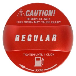 Brighton Net BC-FUCAPCVERSU-RE Suzuki Oil Spout Cap Cover, Regular Specifications, Aluminum, Red