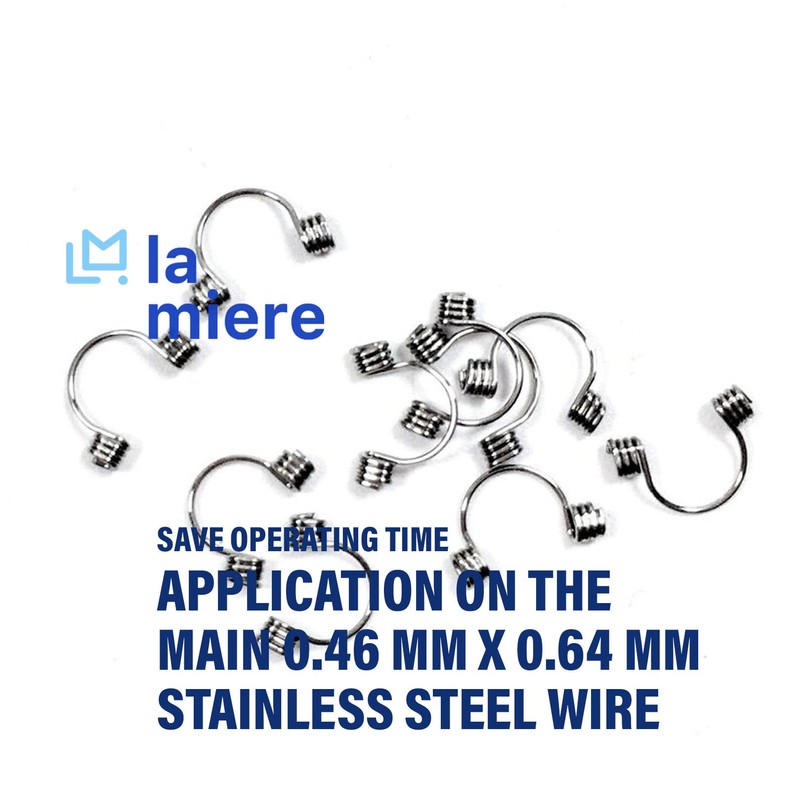 Tooth Model Torque Spring Small Middle Big Stainless Steel 10P/Bag
