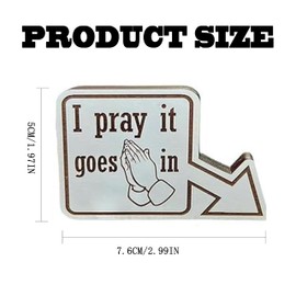 8 Ball Pocket Marker,Wooden Spoof Billiard Table Top Ornament,Funny Wooden Pool Table Decoration Sign with Hilarious Words,Unique Gifts Mini Billiards Game Accessories (2Pcs)