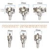 SagaSave Carbide Hole Cutter Set Durable Hole Saw Set for