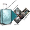 GigabitBest Luggage Covers for Suitcase PVC Suitcase Cover Luggage Cover