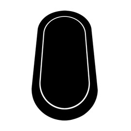 nuveti Poker Mat - 55 x 28inch Non-Slip Poker Table Game Mat - Portable Rubber Waterproof Poker mat for Table 6-8 Player Card Game Anti-Slip Rubber Poker Table Top Layout