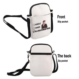 G2TUP J A Inspired Gift Dating J A Makeup Bag TV Show Fan Cosmetic BagTV Lover Merch