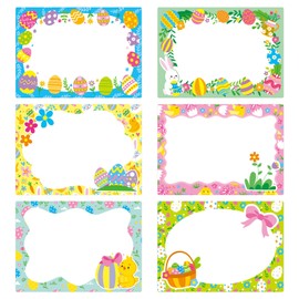 210 Pcs Easter Name Tag Stickers -Self Adhesive Easter Egg Name Stickers Gift Tag Labels for Spring Easter Party Gift Classroom Crafts Decor Envelope Packages Seals(Easter-1)
