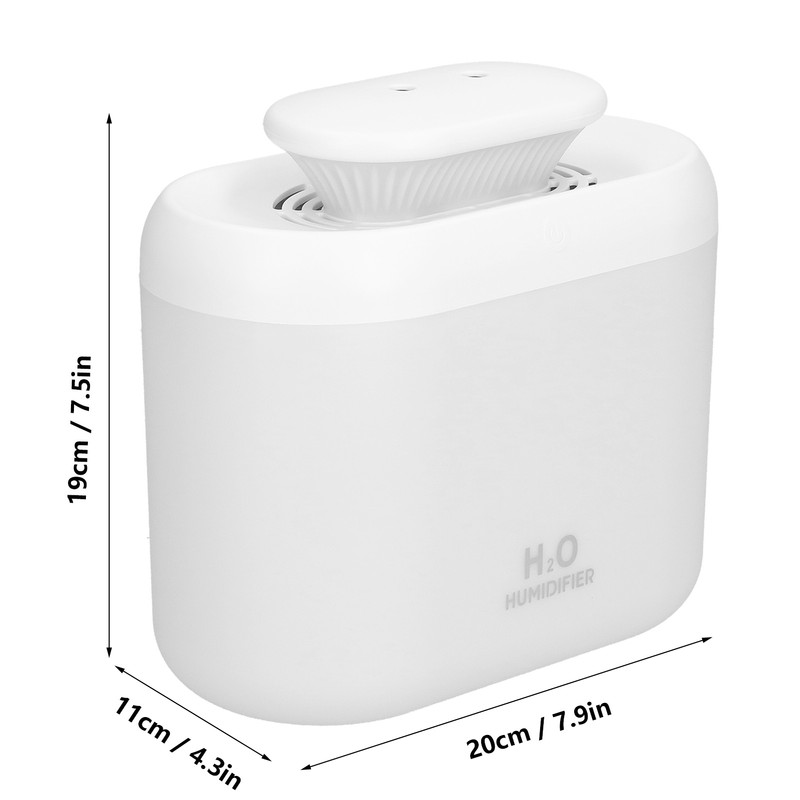 Mist Humidifier 3500ml Large Capacity Silent Diffuser with Night Light