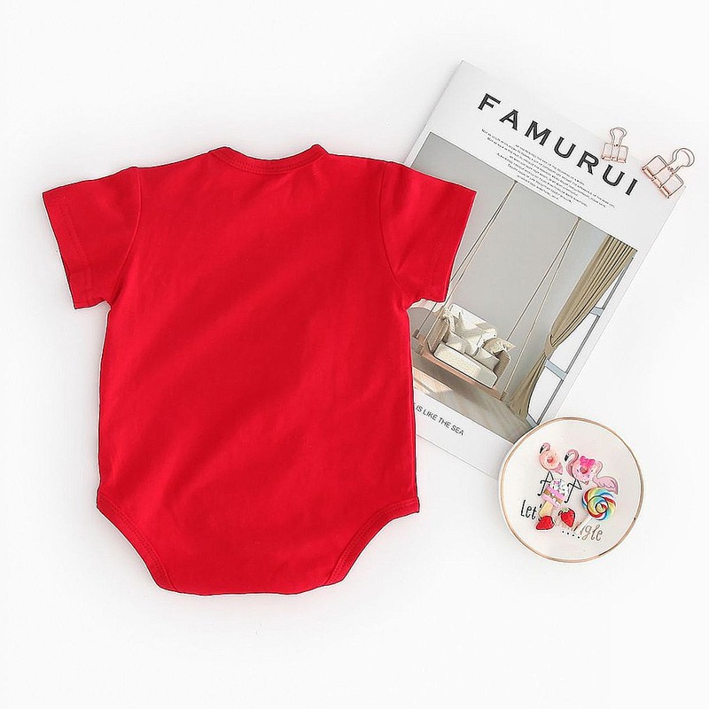 3 Pcs/Set Baby Clothes Cola Cup Pattern Jumpsuit Shirt Short