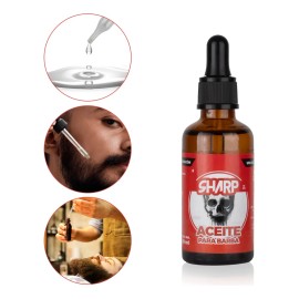Sharp Facial aceite para barba con argán y bergamota fragancia menta