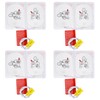 LVCHEN 4 Pairs AED Pads - Reusable Adult AED Training