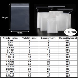 newlng 80piece Resealable Plastic Bags 26cm * 38cm A4 Sealable Plastic Bags Clear Large Grip Seal Bag Suitable for Books Clothes Hats Scarves Shoes Travel Office Storage Sorting