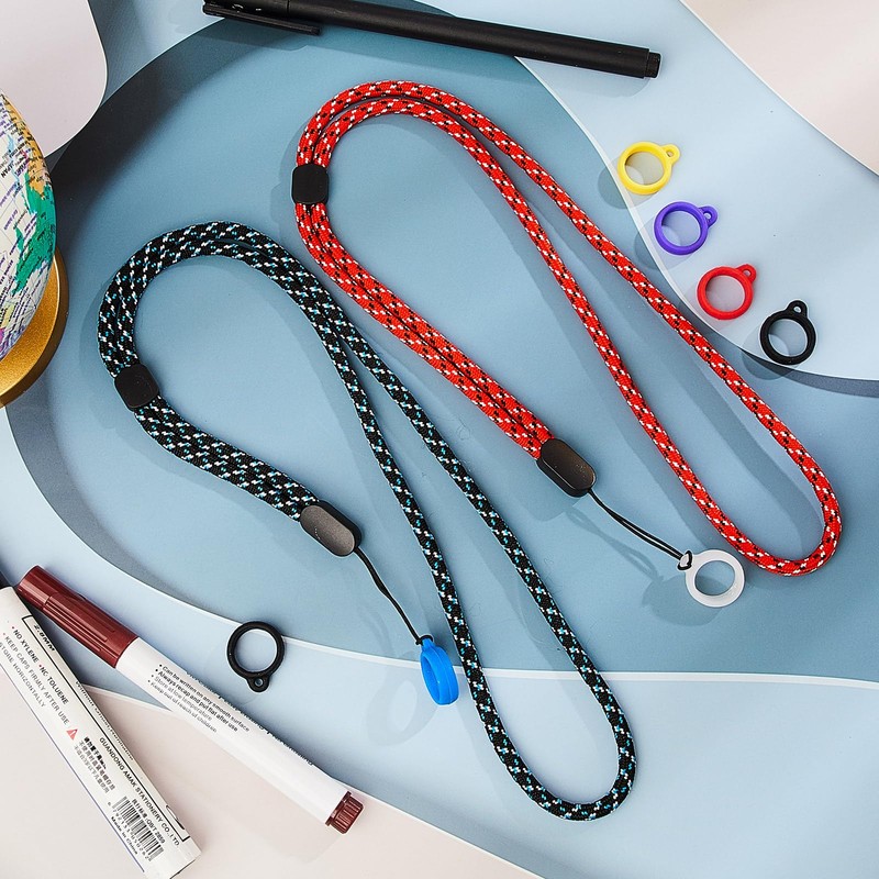 Chinco 16 Pcs Anti Lost Lanyard Set Include 2 Necklace