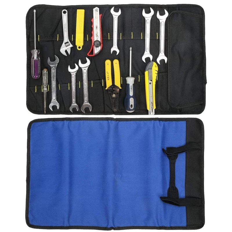 QEES Tool Roll Bag, 38 Pockets Tool Bags, Multi-Purpose Tool