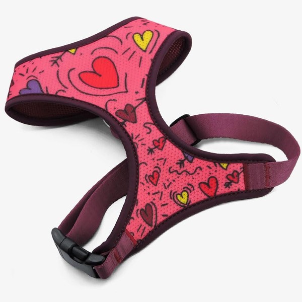 MORSO® Breathable Air Mesh Harness for Small Dogs, Pink, Size