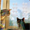 75Pcs Rhombus Window Stickers Prevent Birds from Hitting Windows, 3