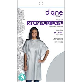 Diane Shampoo Cape, Silver, 36 x 54 Inches