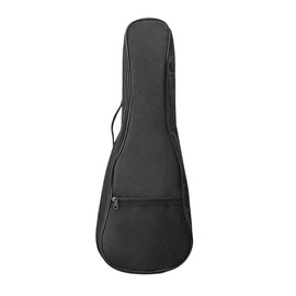 Guitar Bag Ukulele Package Waterproof with Shoulder Strap and Handle, for Acoustic and Classical Guitar, with Additional Pockets for Easy Charging of Music Notes or Tuner Guitar Accessories, black,