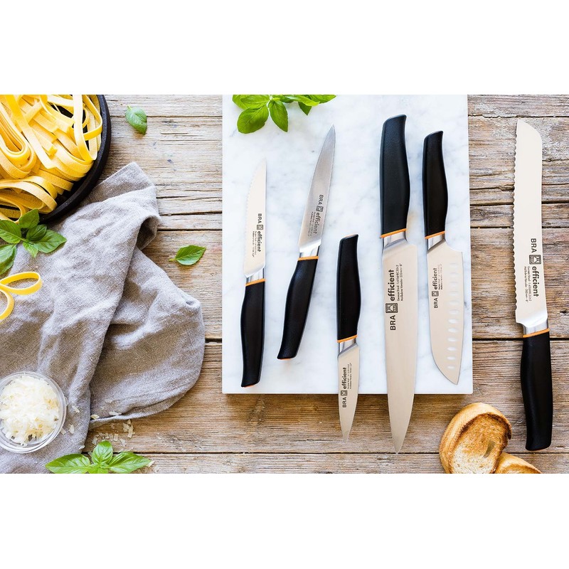 Bra Efficient - Messer Tomatenmesser , Schwarz, 3x3x24 cm